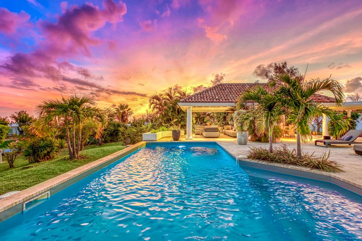 St Martin luxury Villa - Sunset
